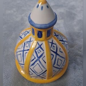 Sbordone Ceramic Pottery Made In Italy Hand Painted Italian Art 5.5" Tall